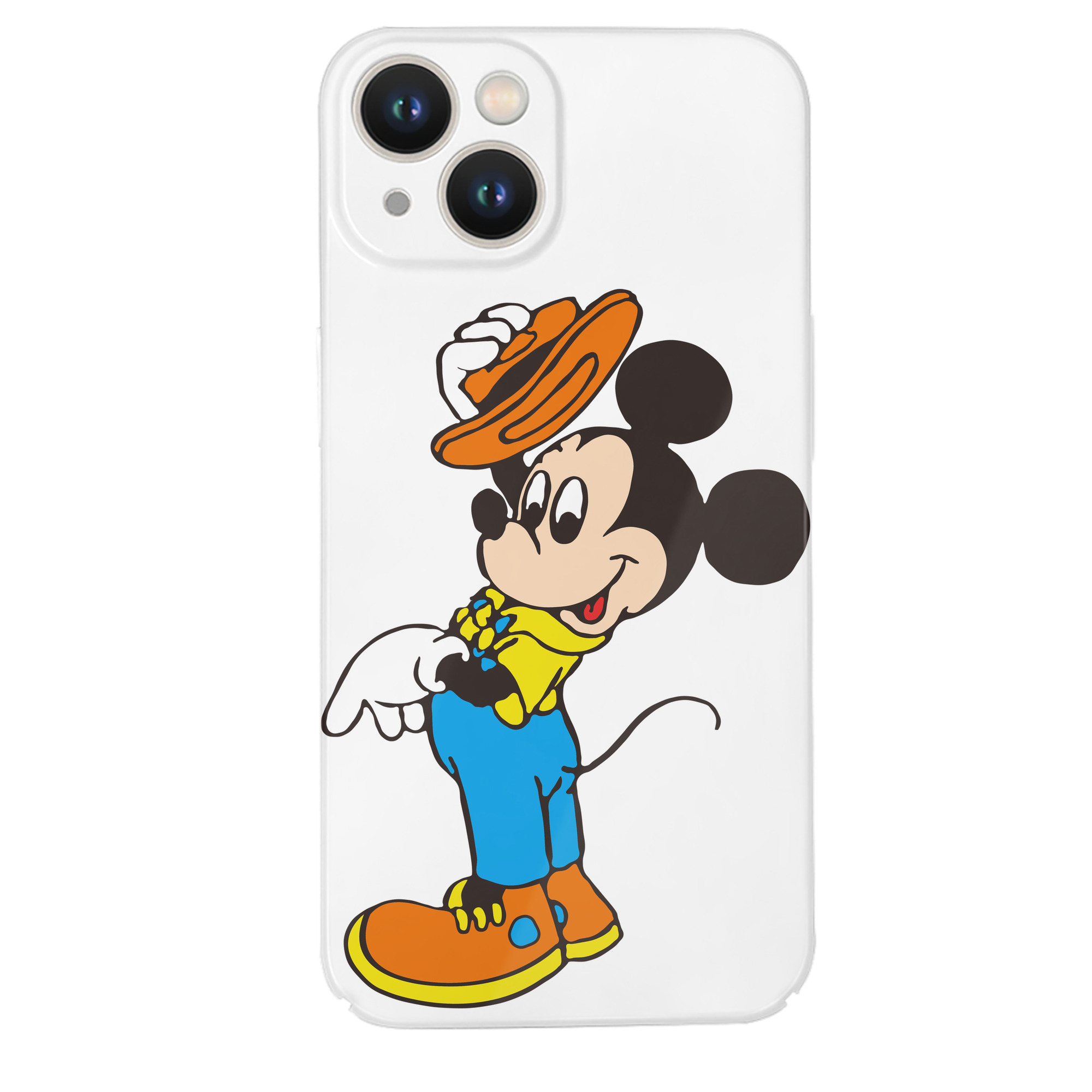 （画像用） ミッキーマウス Mickey Mouse 【iPhone 14シリーズ対応】ハードケース